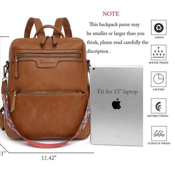 ZUNIYAMAMA Backpack Purse for Women,Fashion Cute Convertible Designer Womens.. - Picture 4 of 5